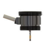 Twist-on Imaging Cannula with Fluid Injection